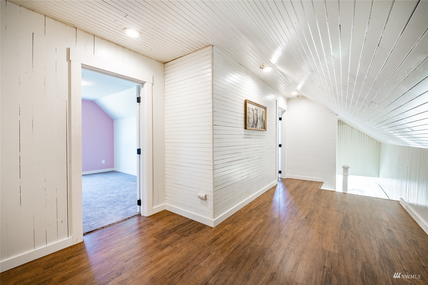 8249 Valley View Road Custer, WA 98240 - Photo 22 of 38 a view of a hallway with wooden floor