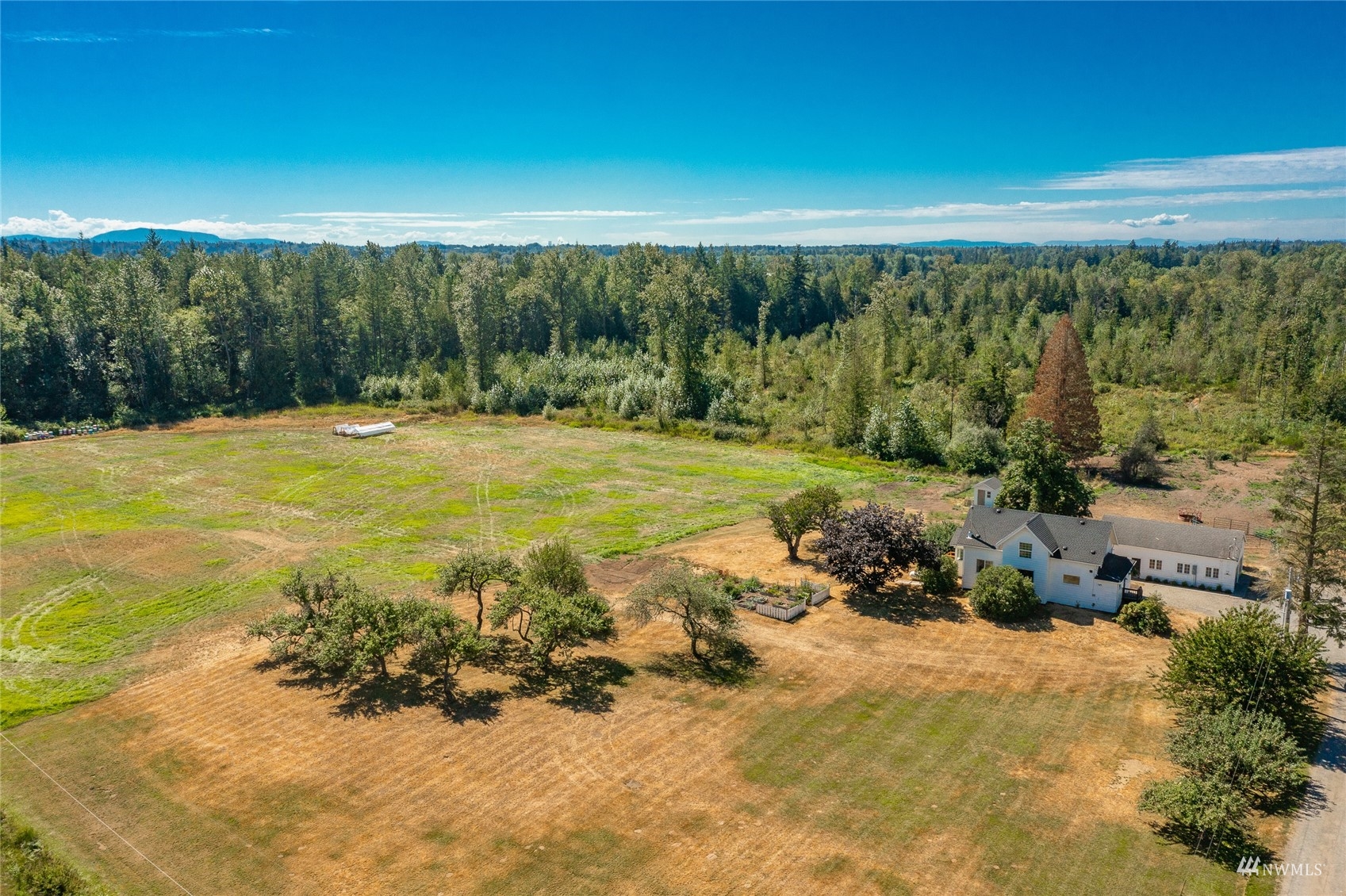 8249 Valley View Road Custer, WA 98240 - Photo 3 of 38 a view of a lake with a yard
