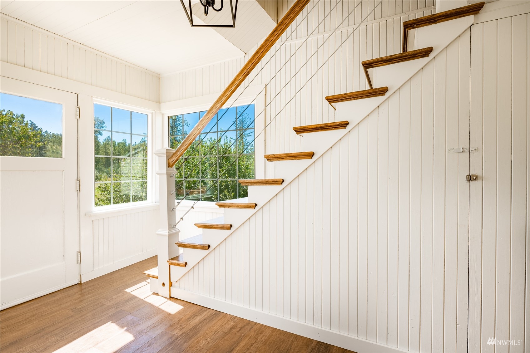 8249 Valley View Road Custer, WA 98240 - Photo 5 of 38 a view of staircase with railing and white walls