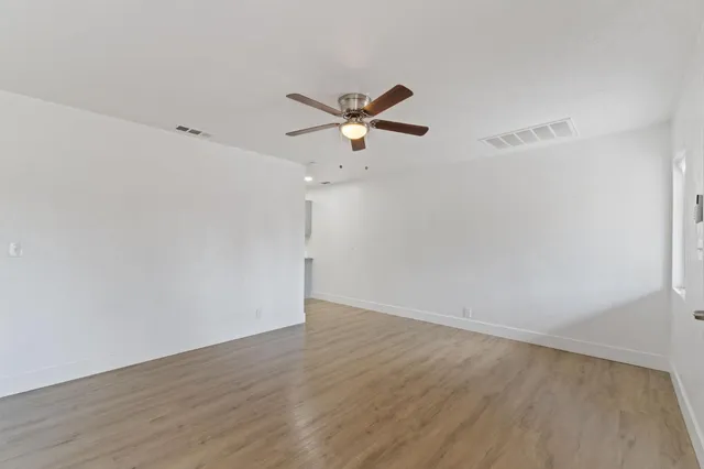 wooden floor in an empty room