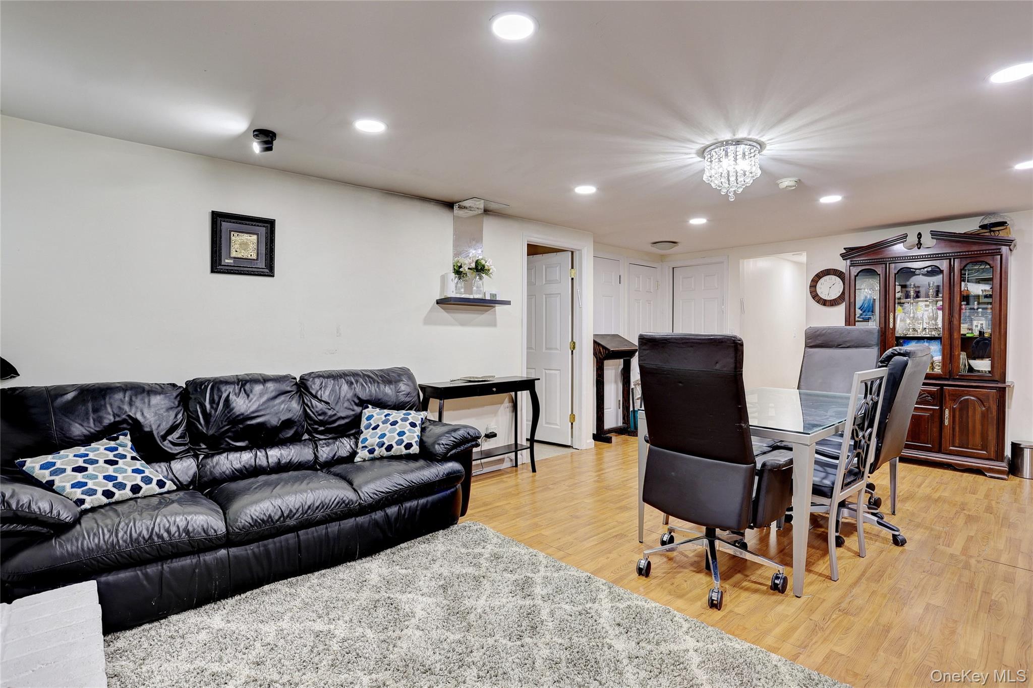 35 Regina Road Monsey, NY 10952 - Photo 26 of 34 Living area featuring light wood-style floors and recessed lighting