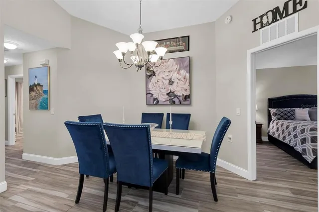 a kitchen with a stove and a microwave