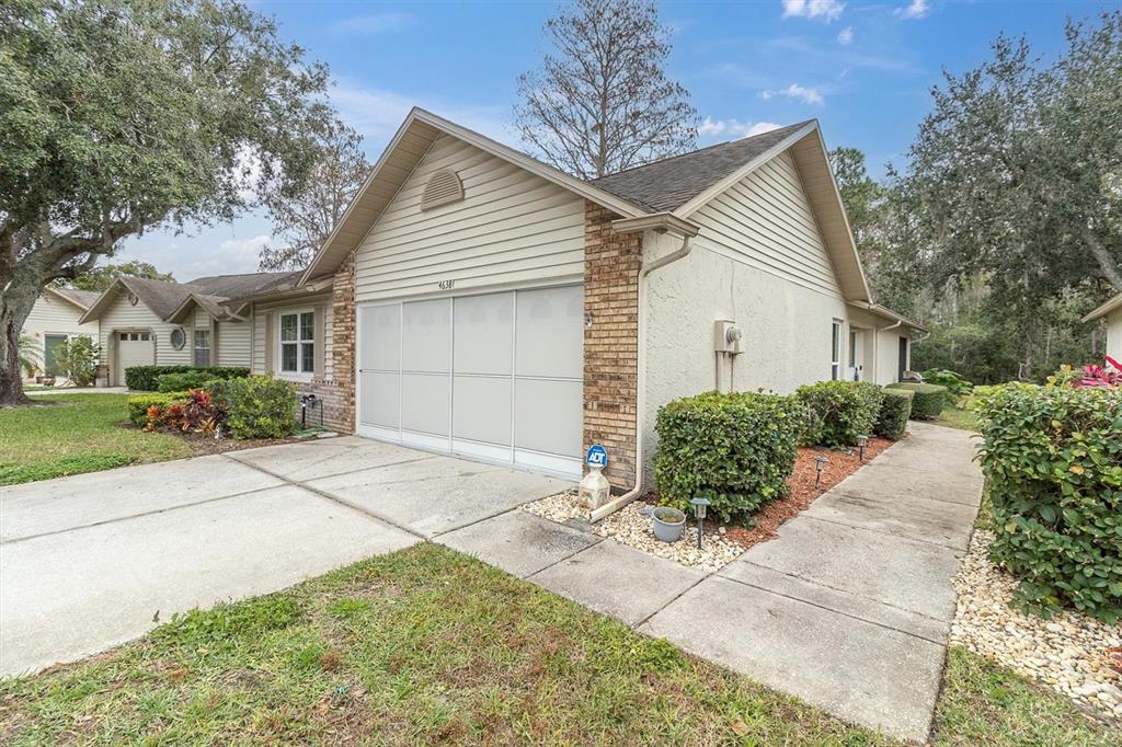 4638 Sheffield Drive New Port Richey, FL 34655 - Photo 38 of 67 a view of a house with a yard and plants