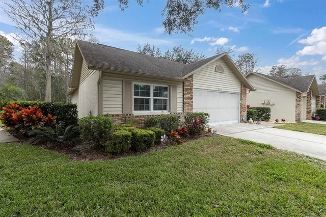 a view of a lake with houses