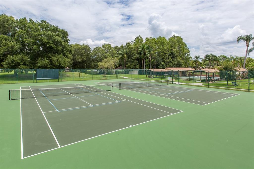 4638 Sheffield Drive New Port Richey, FL 34655 - Photo 50 of 67 a view of an outdoor space and tennis court