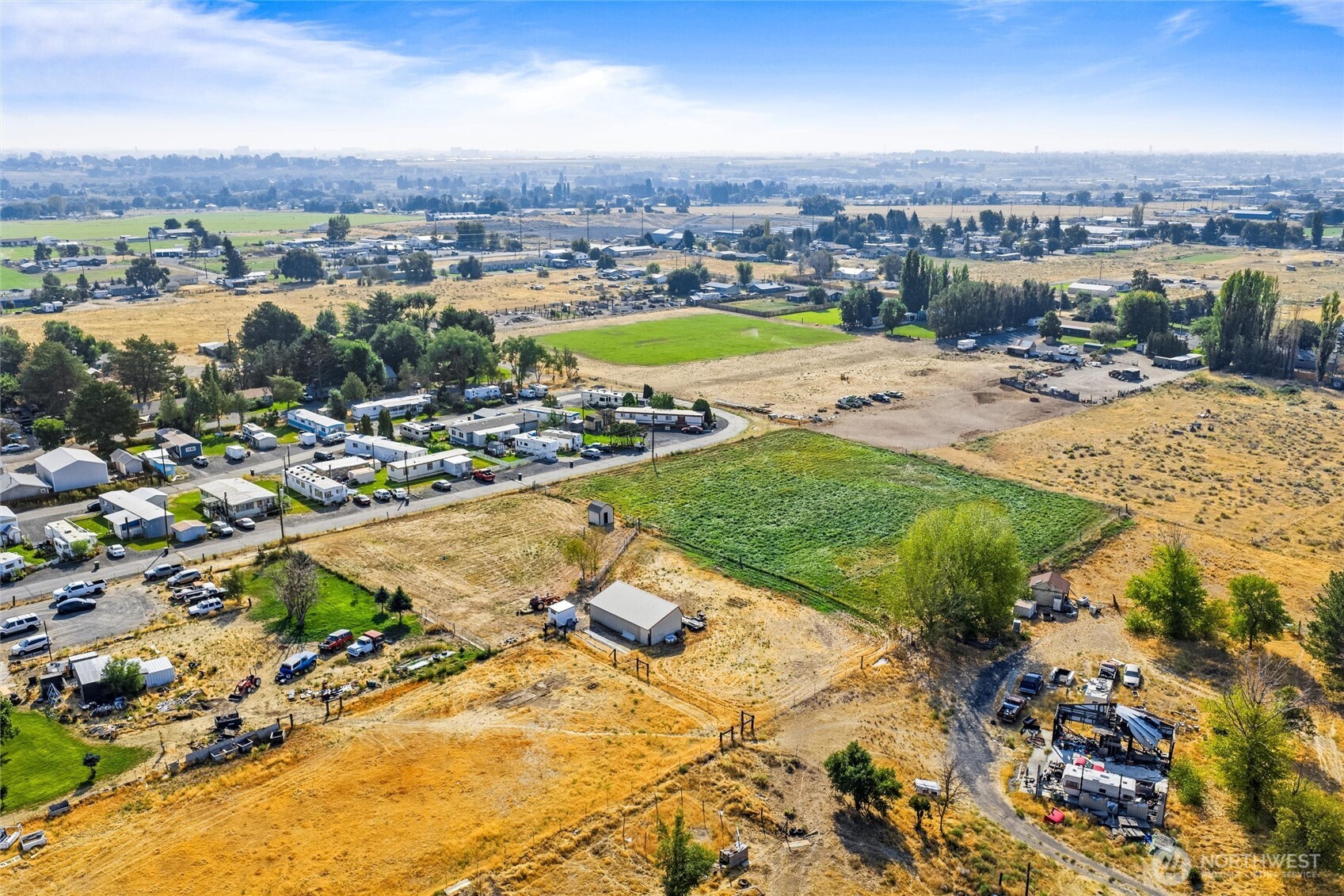 9749 Harris Road Northeast Moses Lake, WA 98837 - Photo 11 of 25 an aerial view of a