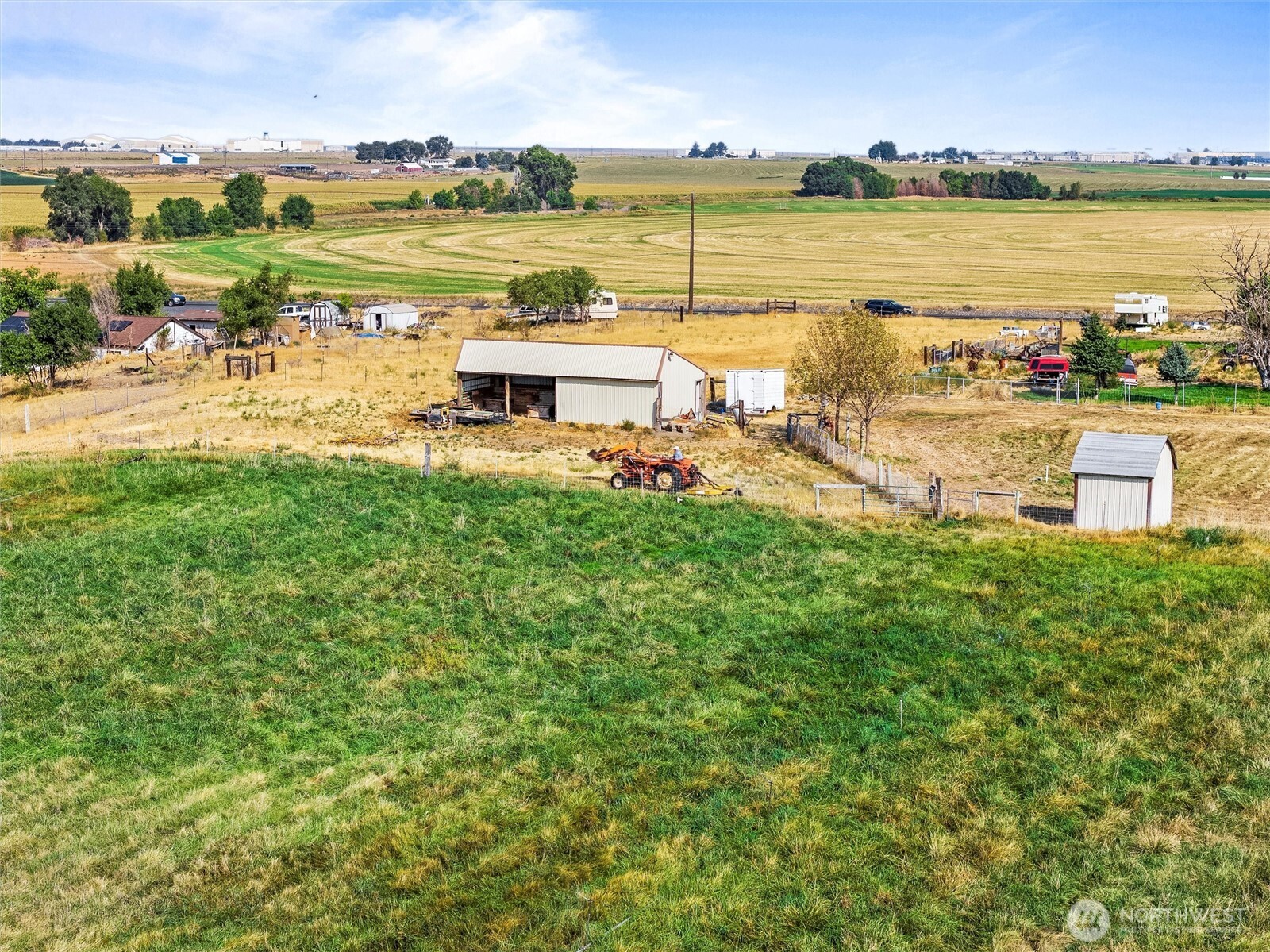 9749 Harris Road Northeast Moses Lake, WA 98837 - Photo 2 of 25 a view of a lake with outdoor space