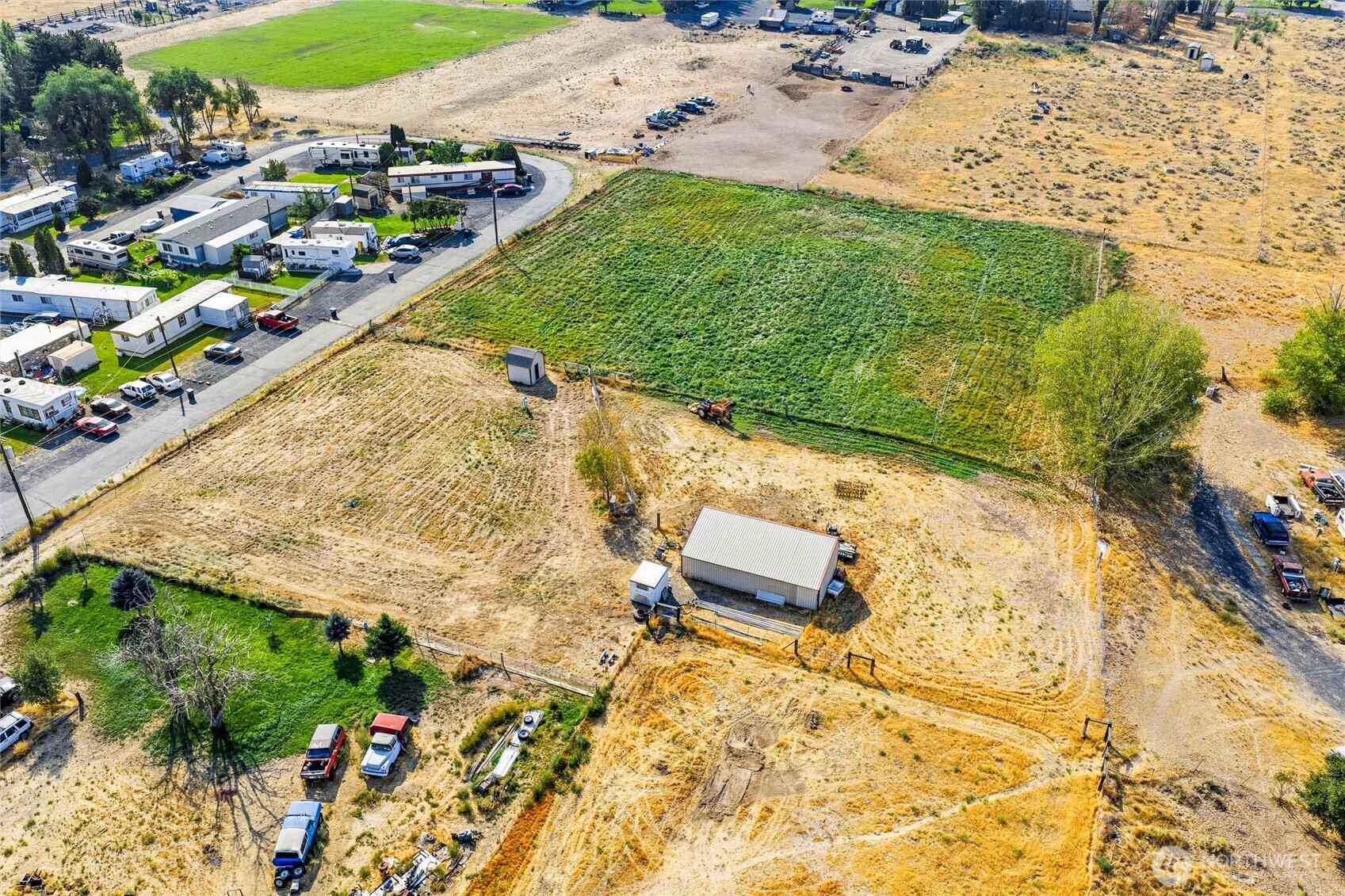 9749 Harris Road Northeast Moses Lake, WA 98837 - Photo 22 of 25 a view of swimming pool from a yard