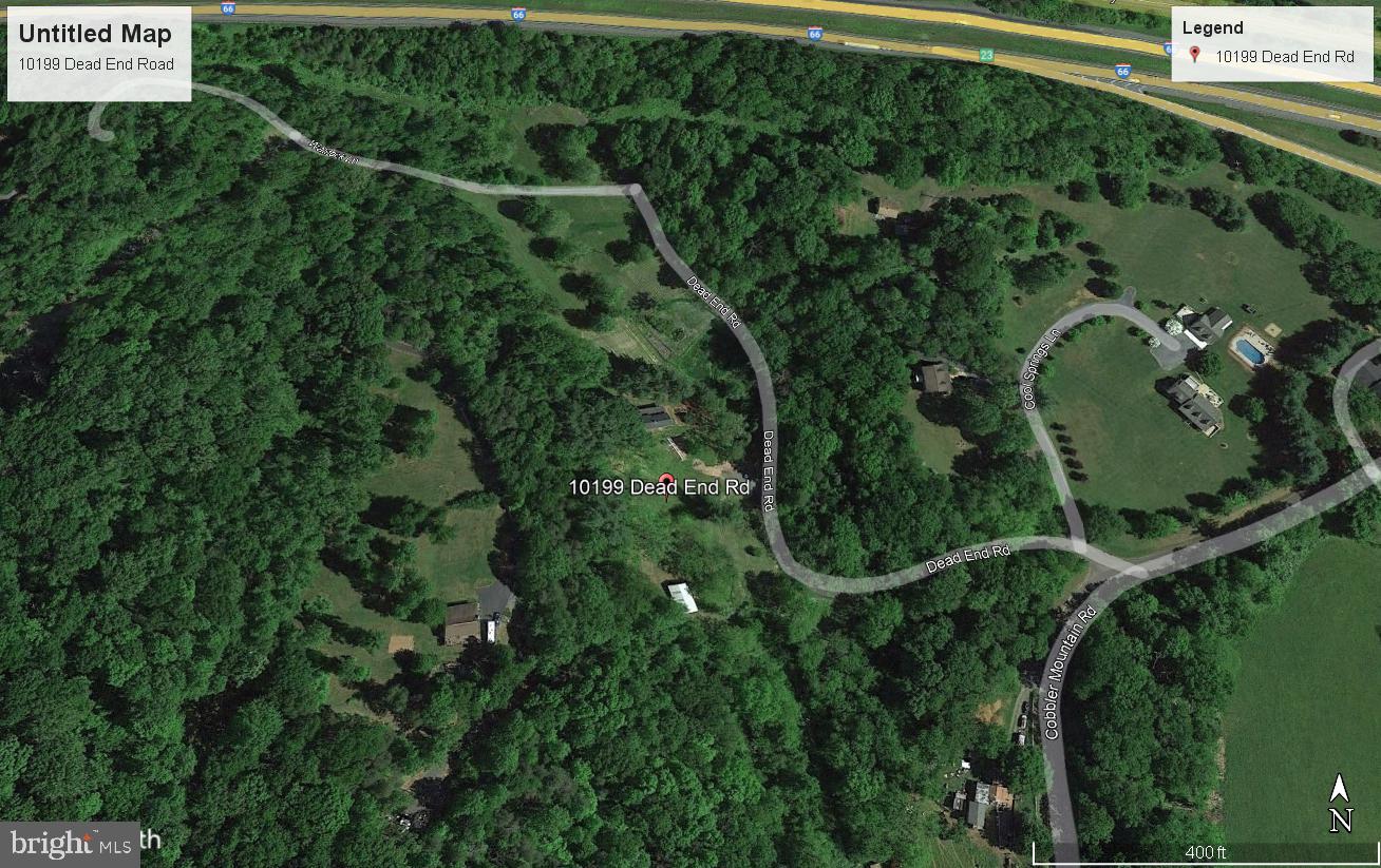 10199 Dead End Road Delaplane, VA 20144 - Photo 55 of 55 Google Earth aerial view