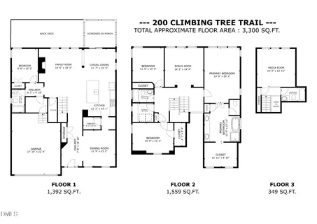 $900,000 | 200 Climbing Tree Trail, Holly Springs, NC 27540