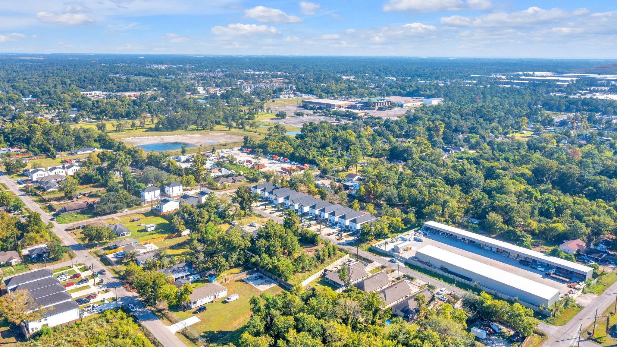 0 Haight Street Houston, TX 77028 - Photo 16 of 19 an aerial view of a residential houses with city view