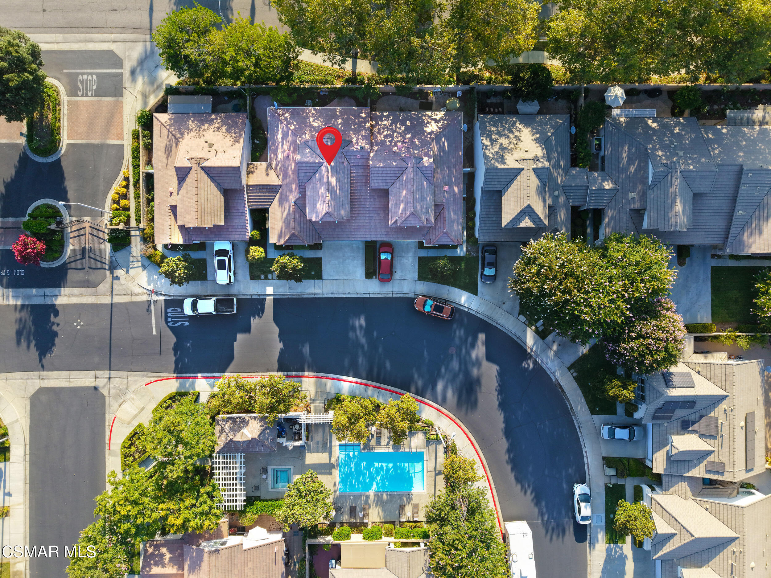 2059 Tulip Avenue Simi Valley, CA 93063 - Photo 36 of 37 an aerial view of swimming pool