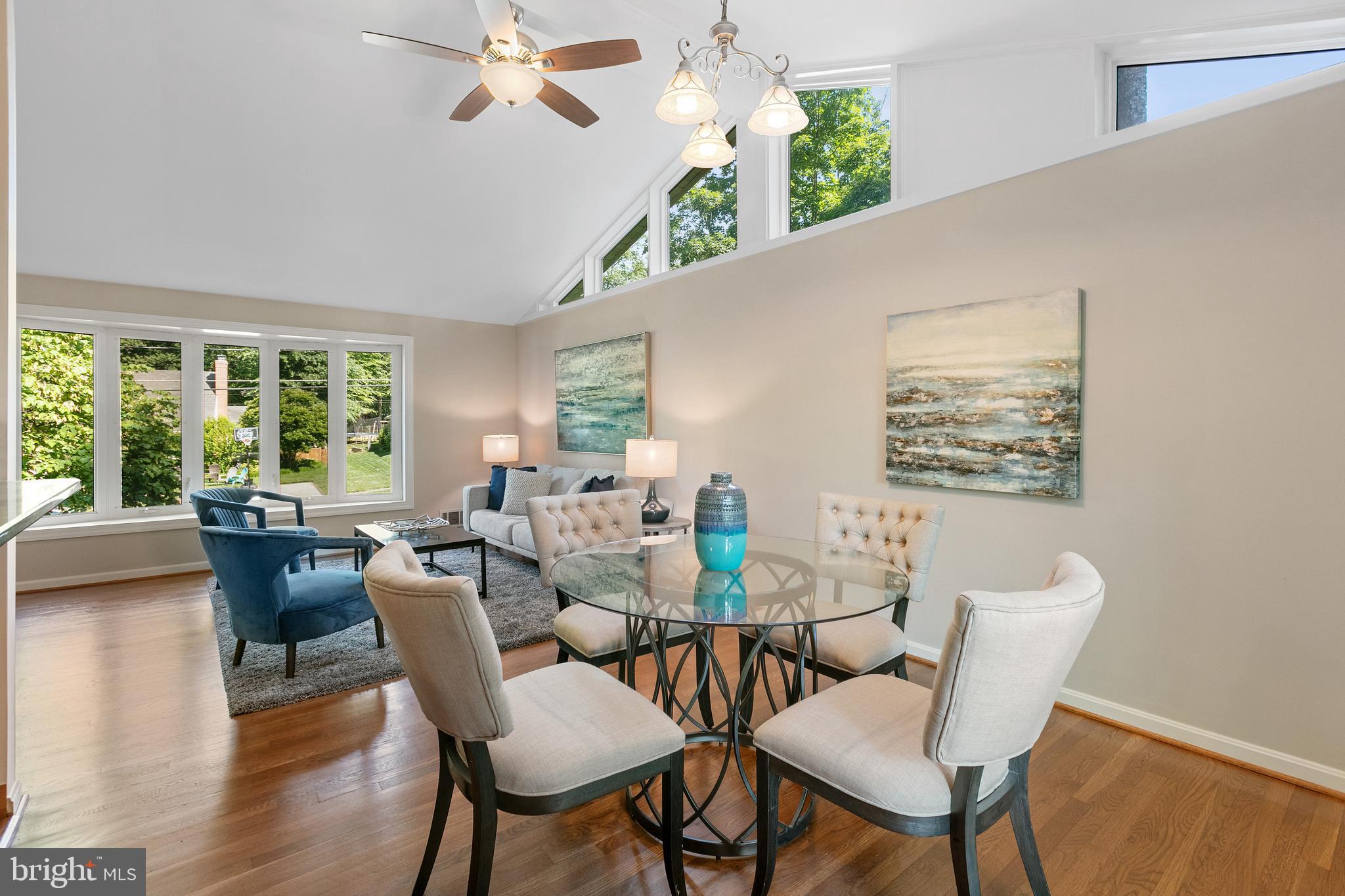 5505 Eastbourne Drive Springfield, VA 22151 - Photo 14 of 64 Dining to living rm