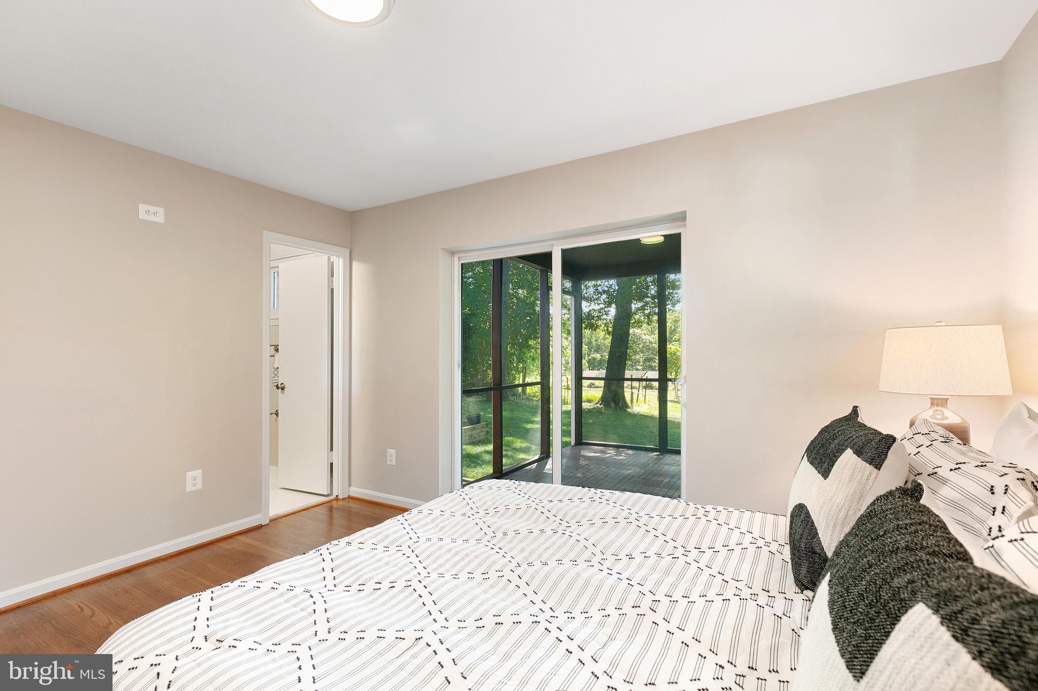 5505 Eastbourne Drive Springfield, VA 22151 - Photo 22 of 64 Primary bedroom has a screened in porch