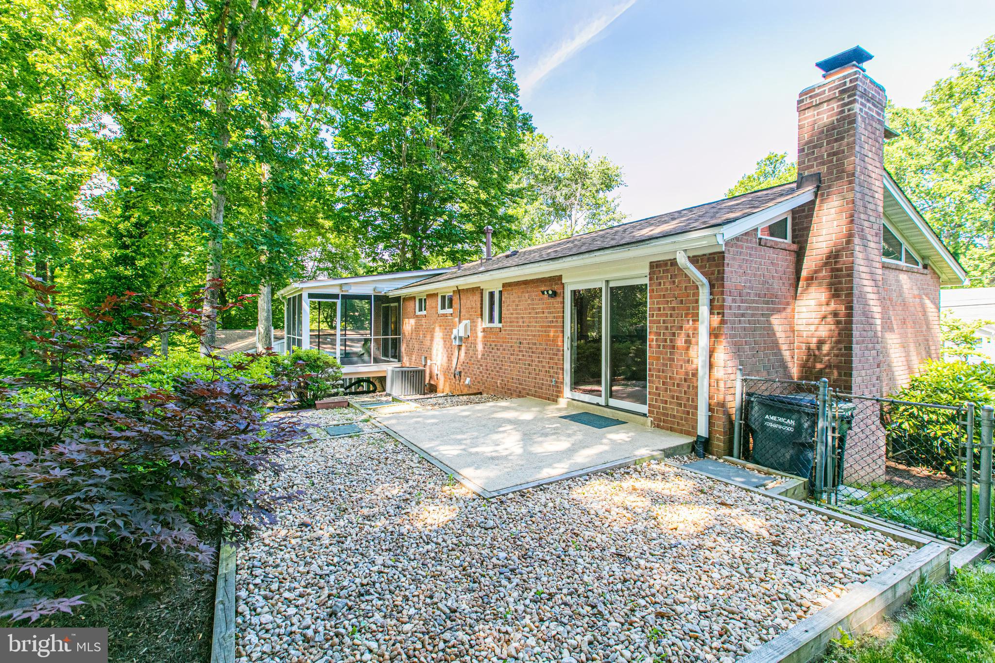 5505 Eastbourne Drive Springfield, VA 22151 - Photo 49 of 64 Patio in the fenced flat backyard