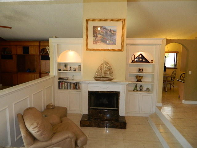 4604 Brandywine Drive Boca Raton, FL 33487 - Photo 23 of 25 FIREPLACE WITH BUILT-INS