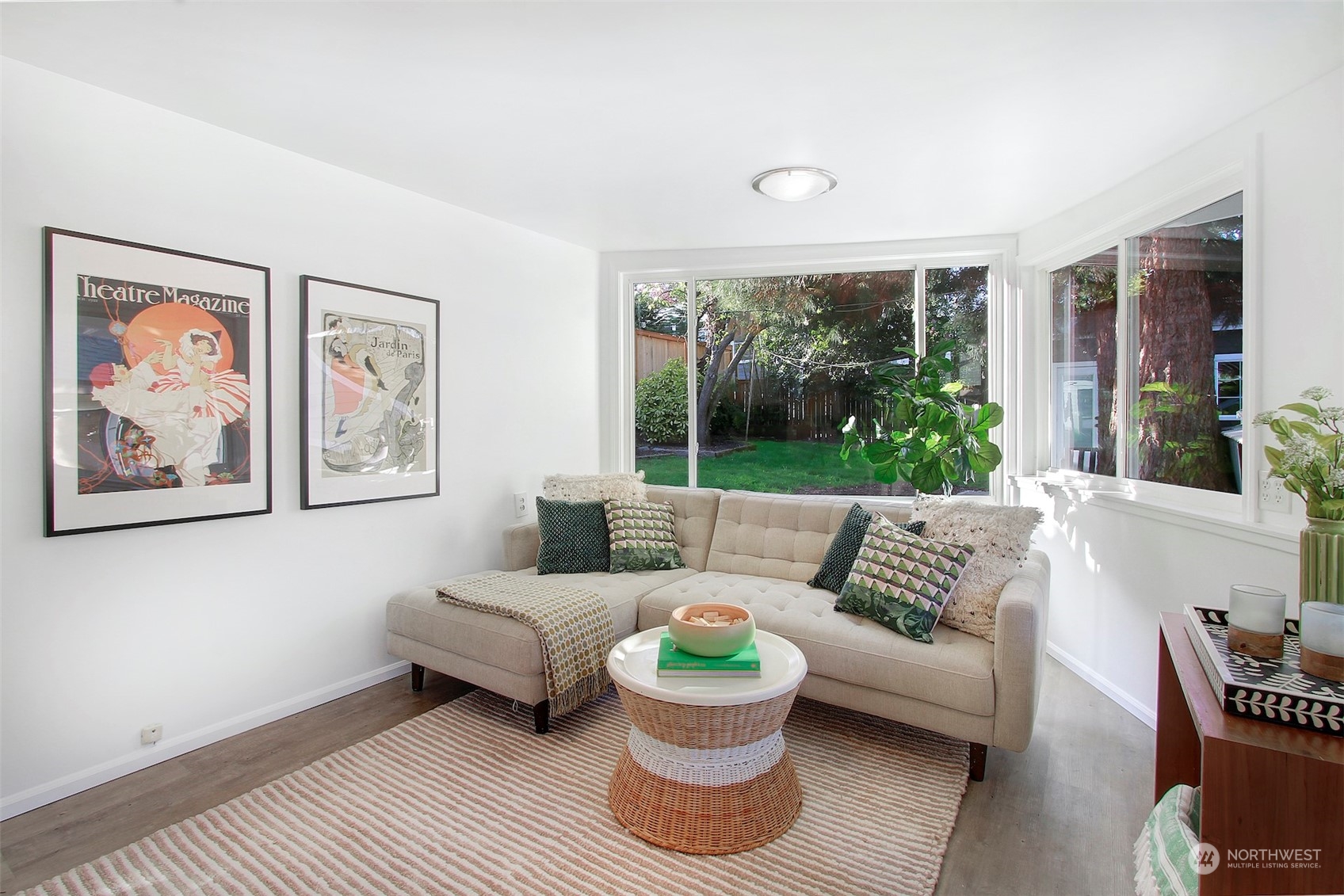 906 North 88th Street Seattle, WA 98103 - Photo 14 of 23 a living room with furniture and a large window