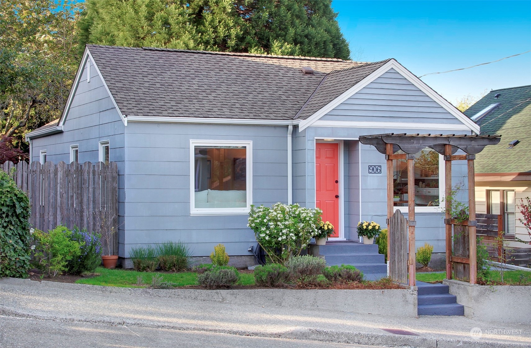 906 North 88th Street Seattle, WA 98103 - Photo 23 of 23 a front view of a house with garden