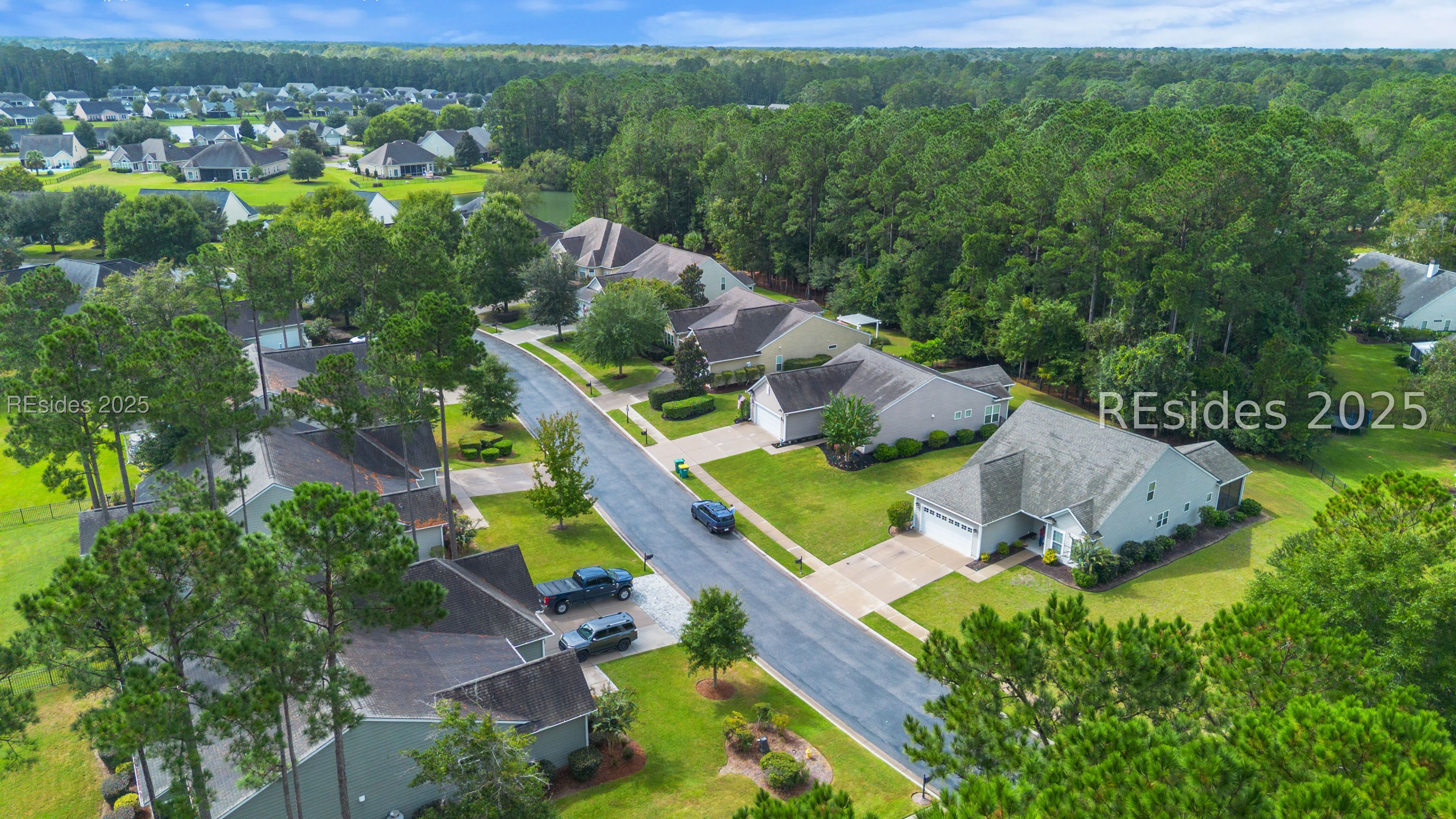 2 Bainbridge Way Bluffton, SC 29910 - Photo 53 of 77 Street scene drone