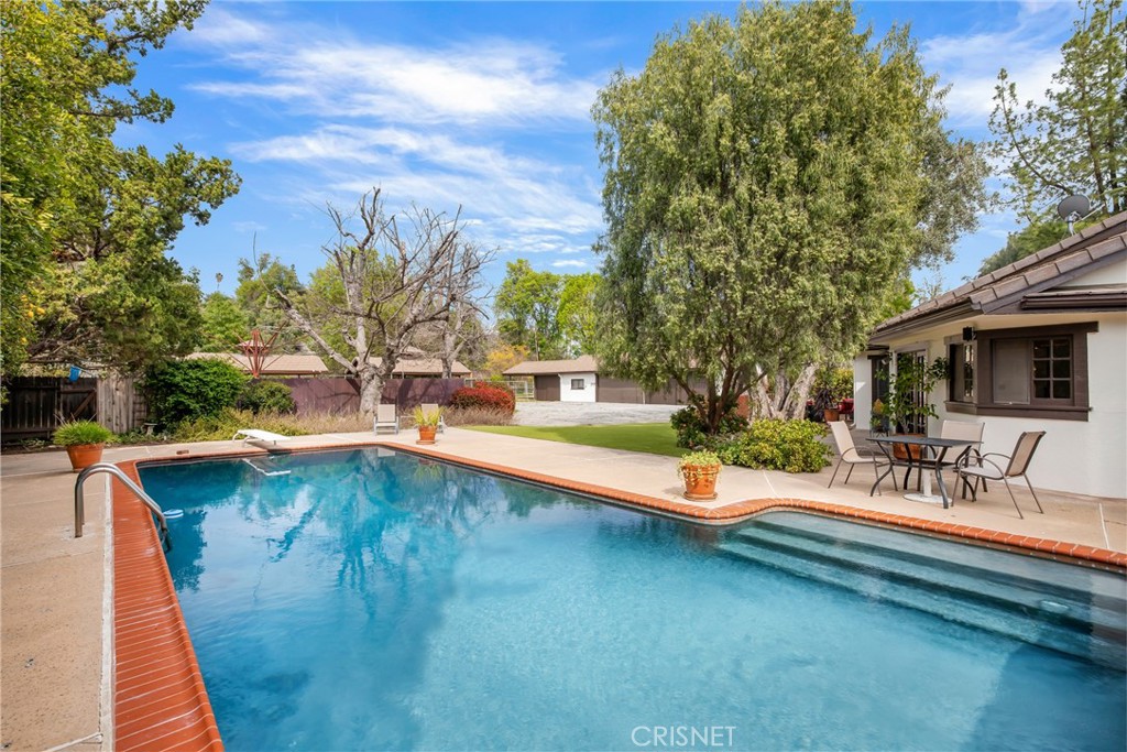 23629 Long Valley Road Hidden Hills, CA 91302 - Photo 16 of 26 a view of swimming pool with lounge chair