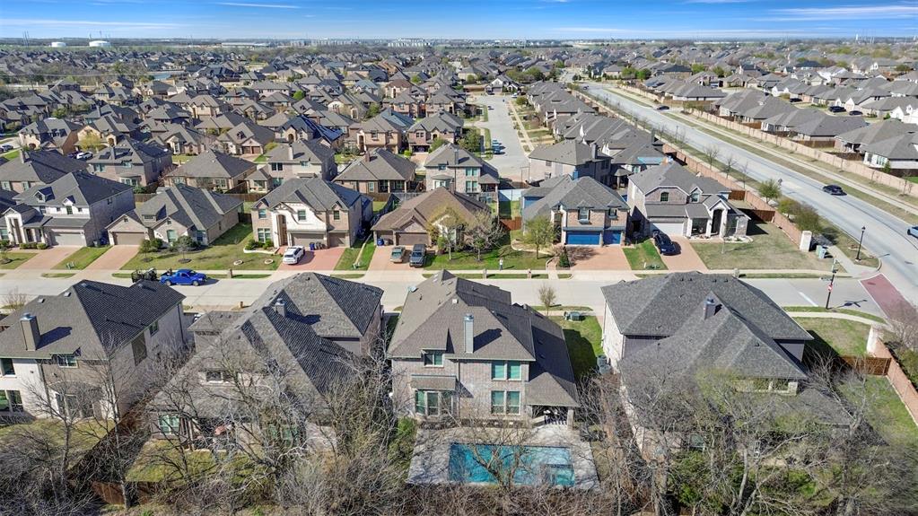 4002 Magnolia Ridge Drive Melissa, TX 75454 - Photo 36 of 36 an aerial view of residential houses with outdoor space