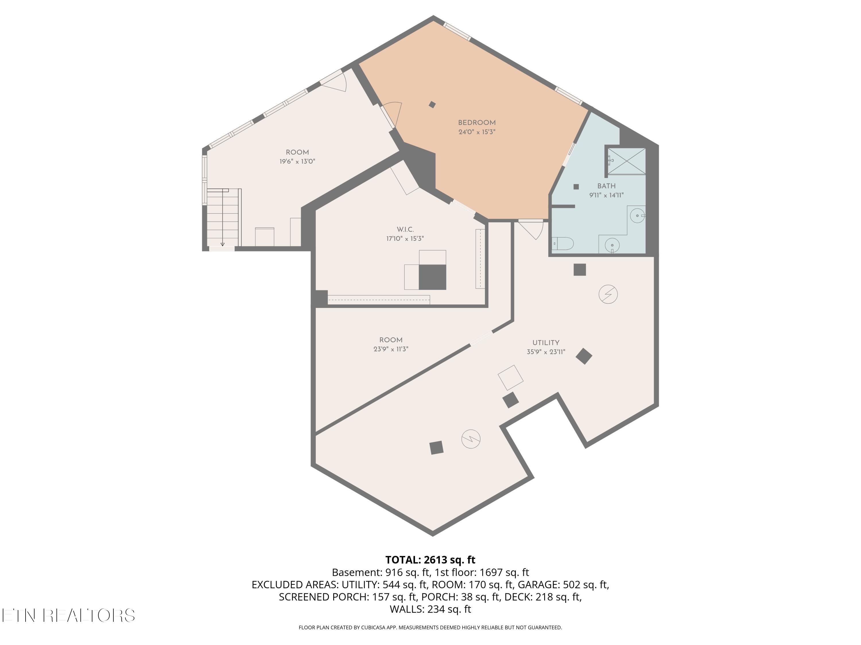 166 Baltusrol Road Crossville, TN 38558 - Photo 56 of 57 2D Floor Plan for 166 Baltusrol Road