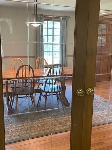 140 South Shaker Road Harvard, MA 01451 - Photo 6 of 38 a view of a dining room with furniture window and wooden floor
