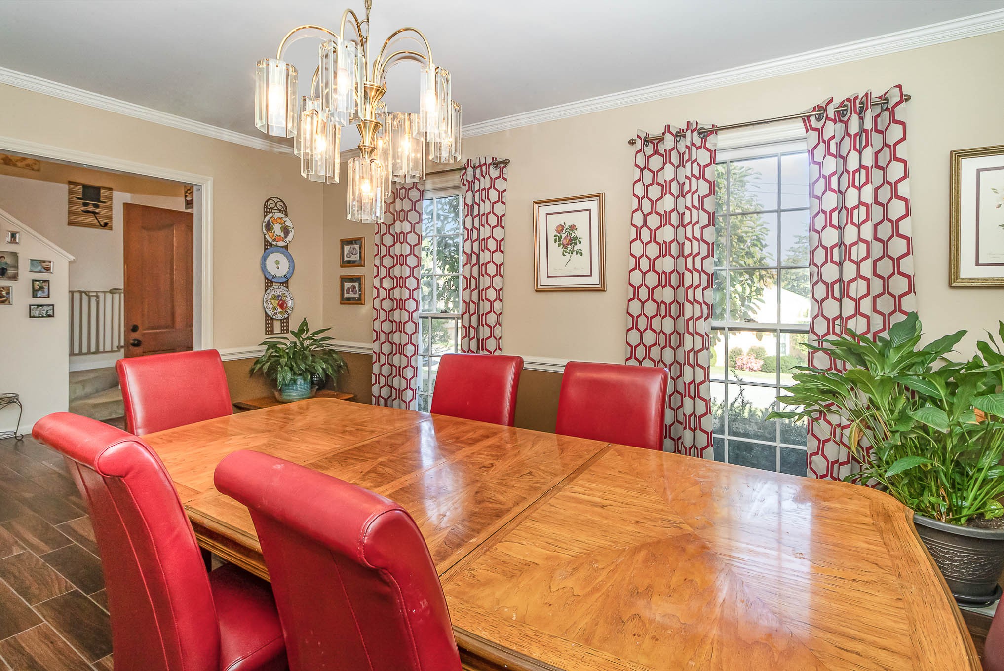 2437 Ravine Drive Nashville, TN 37217 - Photo 7 of 33 a bedroom with bed and a chandelier