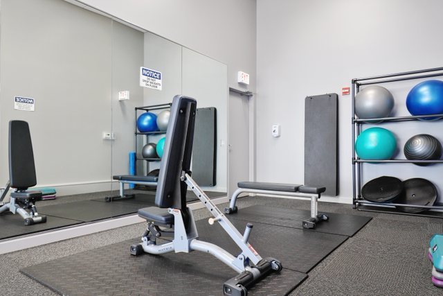 100 East 14th Street, Unit 708 Chicago, IL 60605 - Photo 19 of 25 a room with gym equipment