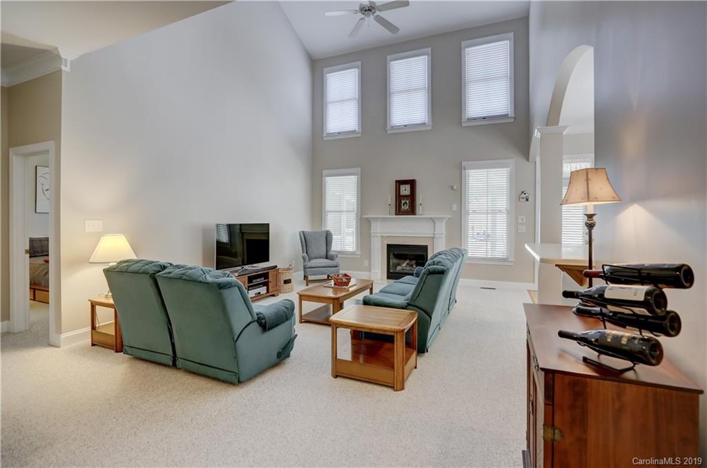 779 Julia Street Fort Mill, SC 29708 - Photo 12 of 48 a living room with furniture a fireplace and a flat screen tv