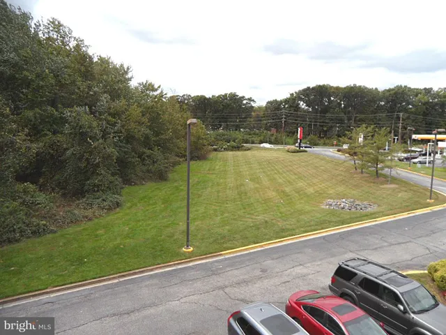 a view of a swimming pool with a yard