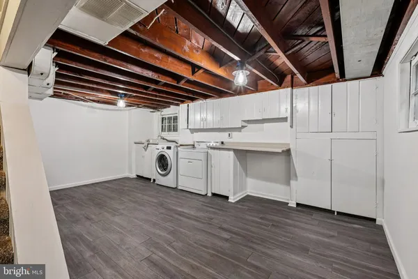 a view of a storage & utility room