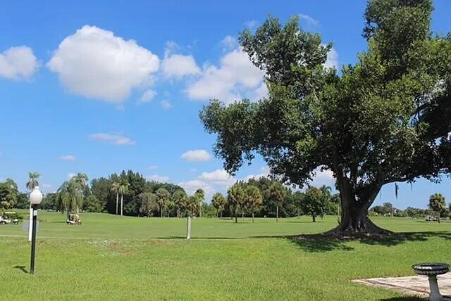 2403 Lowson Boulevard, Unit D Delray Beach, FL 33445 - Photo 20 of 21 a view of field with tall trees