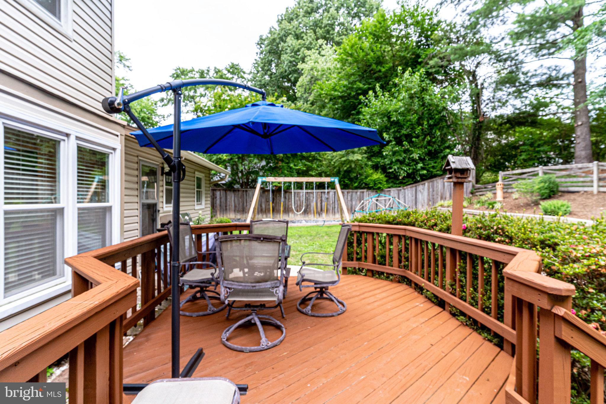 9141 Rockefeller Lane Springfield, VA 22153 - Photo 70 of 71 Newly stained back deck!