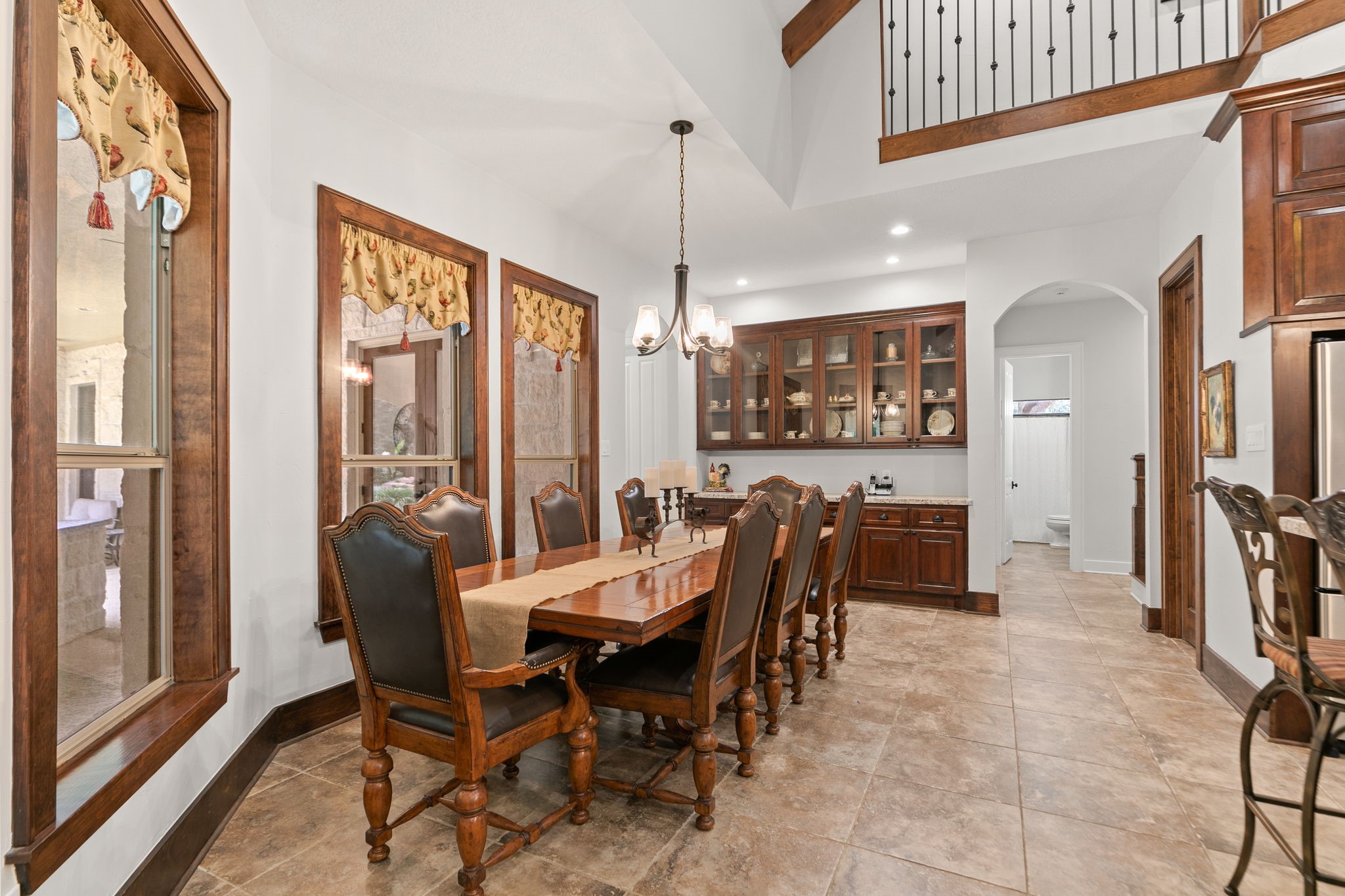 15601 Brown Road Tomball, TX 77377 - Photo 15 of 48 a view of a dining room with furniture window and outside view