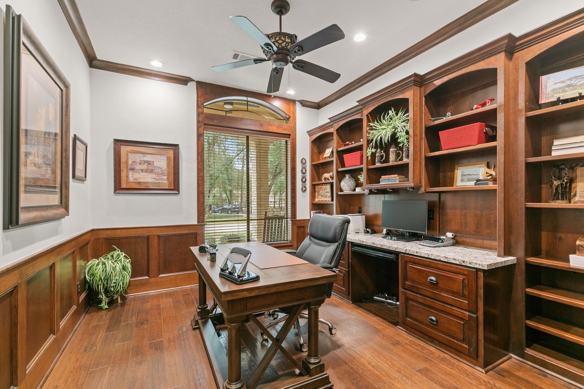15601 Brown Road Tomball, TX 77377 - Photo 8 of 48 a reading room with furniture window and wooden floor