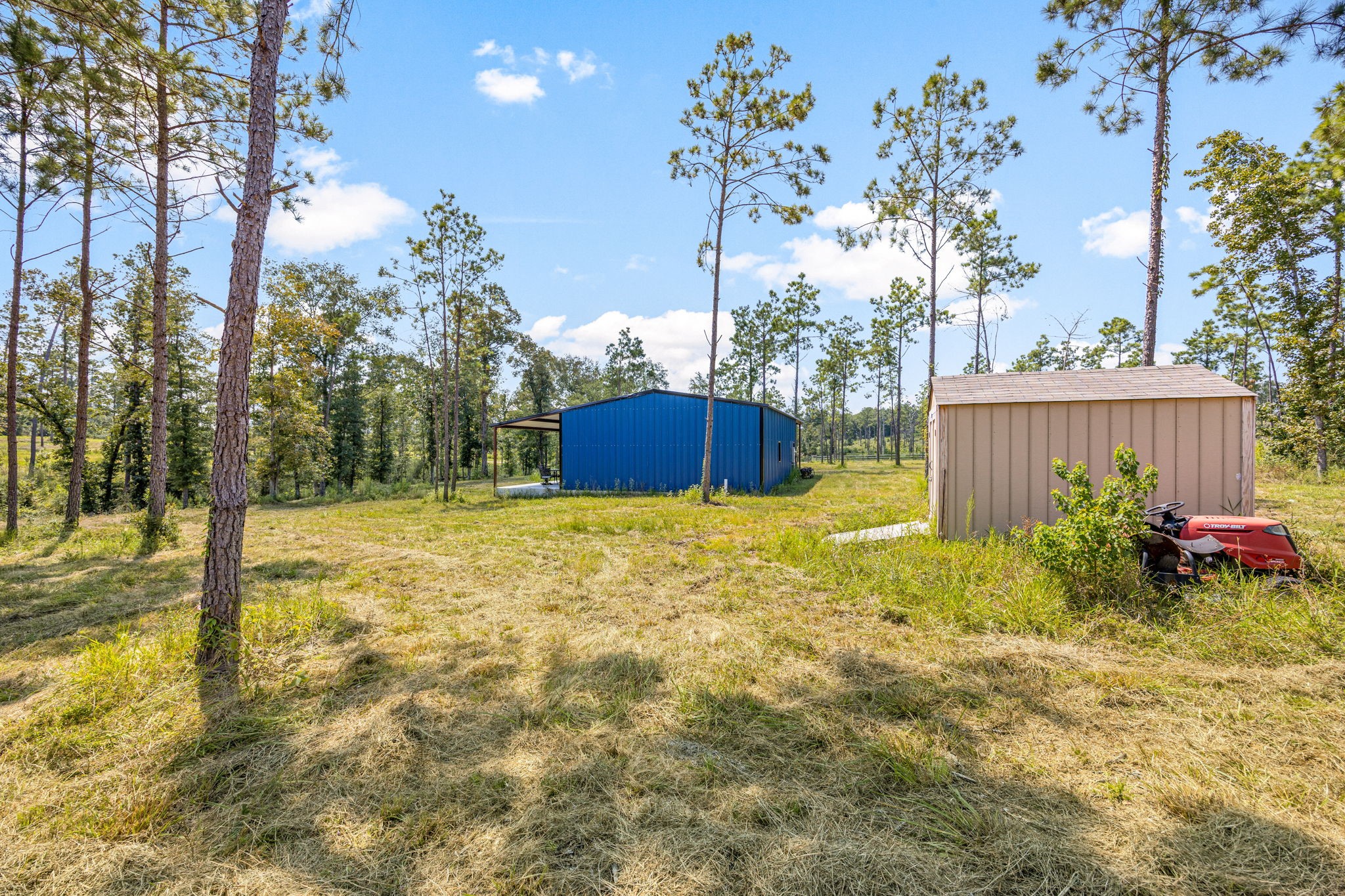 1100 Reveille Road Livingston, TX 77351 - Photo 13 of 20 a view of backyard with garden