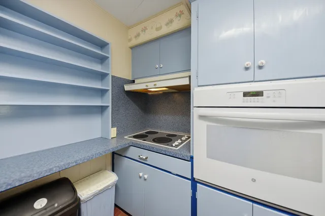 a room with storage and utility