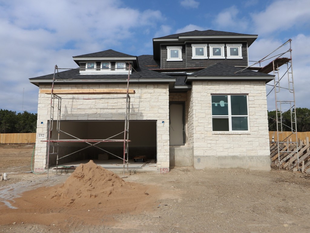 a view of a house with a window