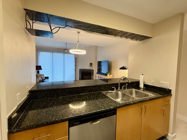 1501 Barton Springs Road, Unit 231 Austin, TX 78704 - Photo 11 of 23 Kitchen with new fridge, granite countertops.