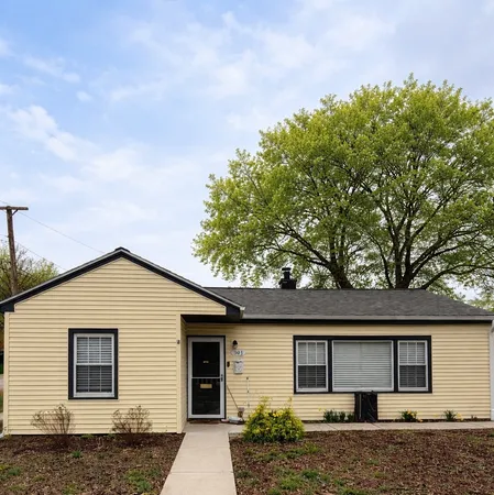 a view of a house with a patio