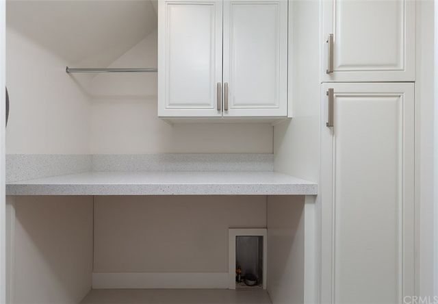 a close view of utility room