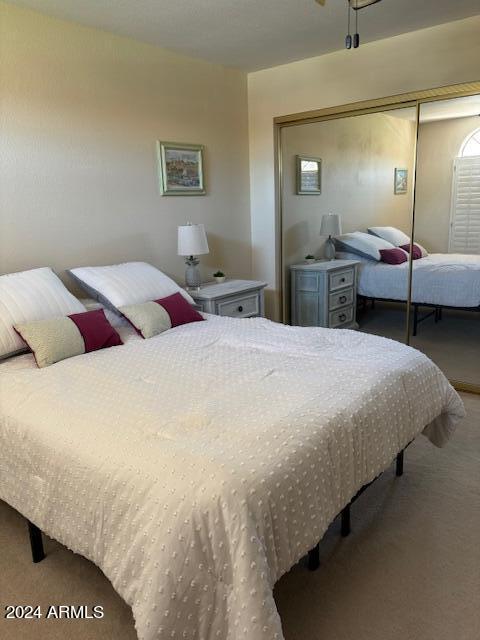 10606 North 8th Street Phoenix, AZ 85020 - Photo 18 of 25 a bedroom with a bed and a mirror