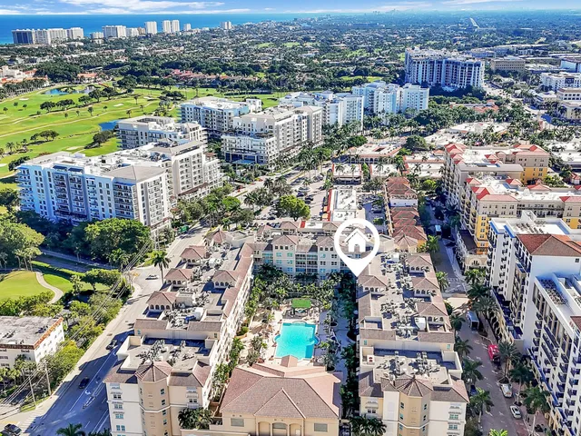 an aerial view of a city with lots of residential buildings