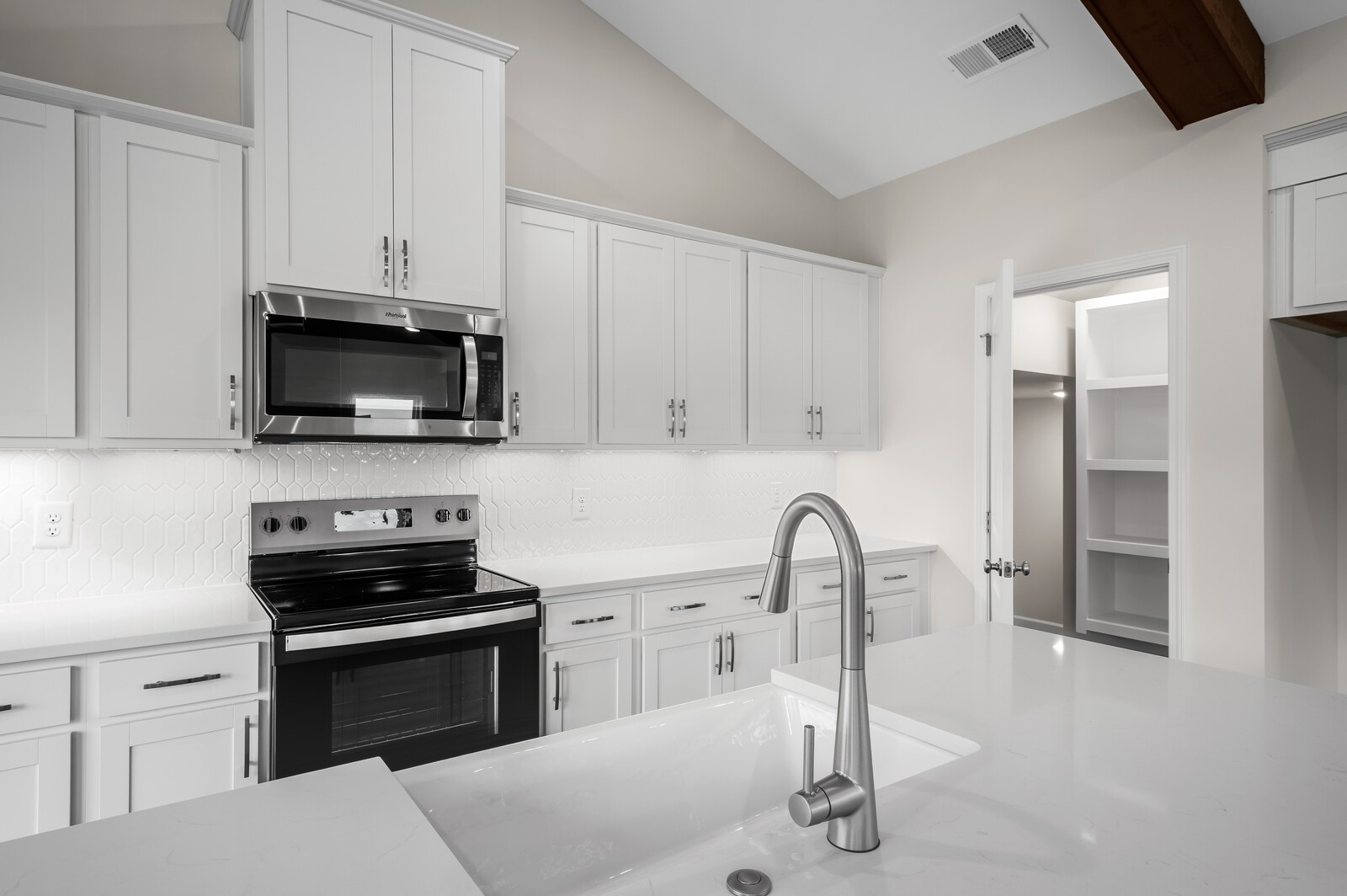 1733 Merkel Road Columbia, TN 38401 - Photo 26 of 53 a kitchen with granite countertop a sink and appliances