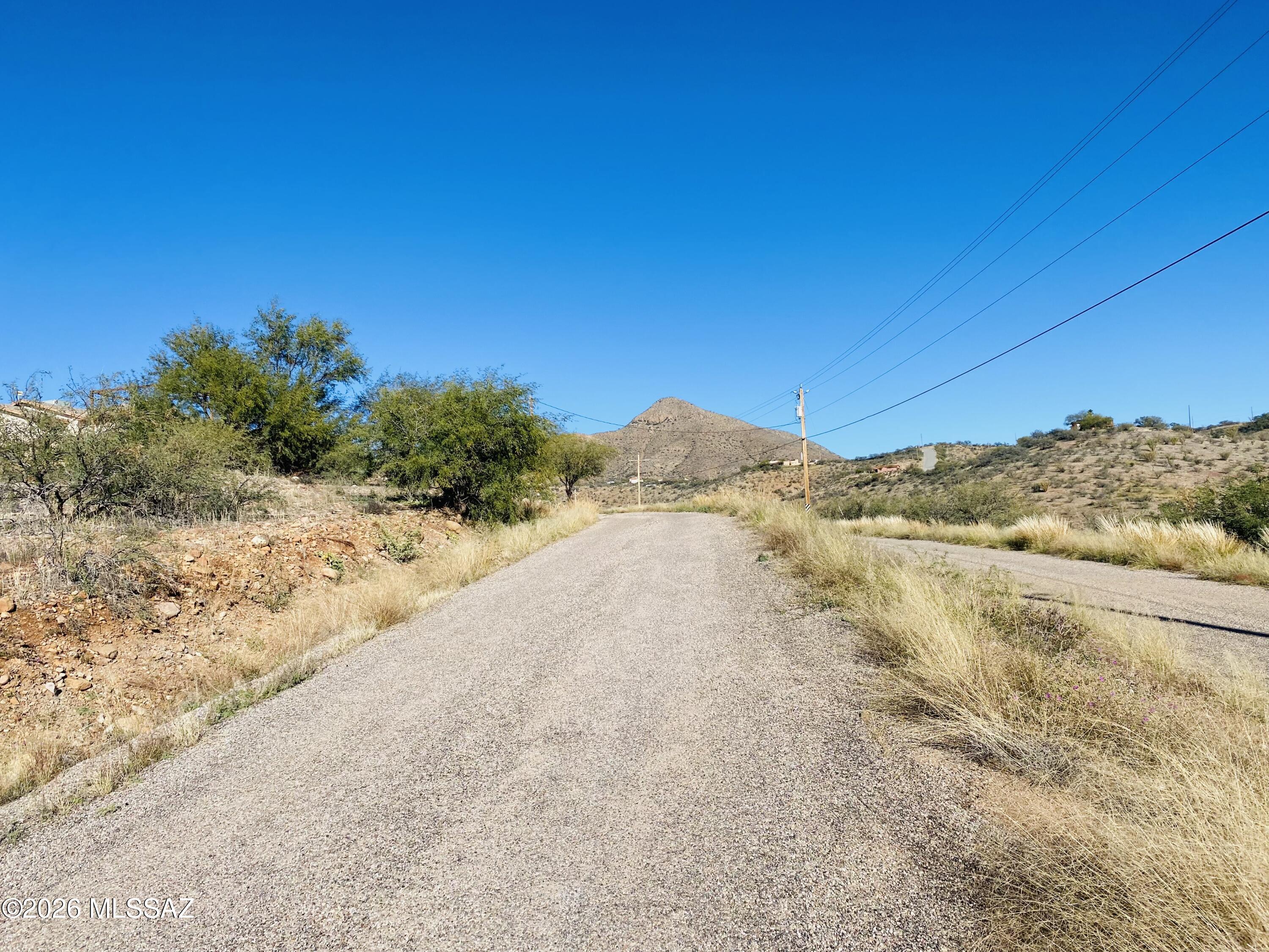 302 Camino La Pasida Rio Rico, AZ 85648 - Photo 2 of 2 a view of a dry yard with mountains in the background