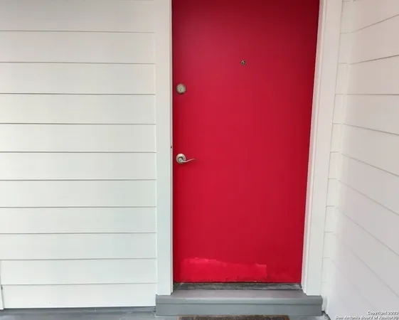 a view of door