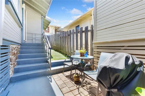 a view of balcony and patio
