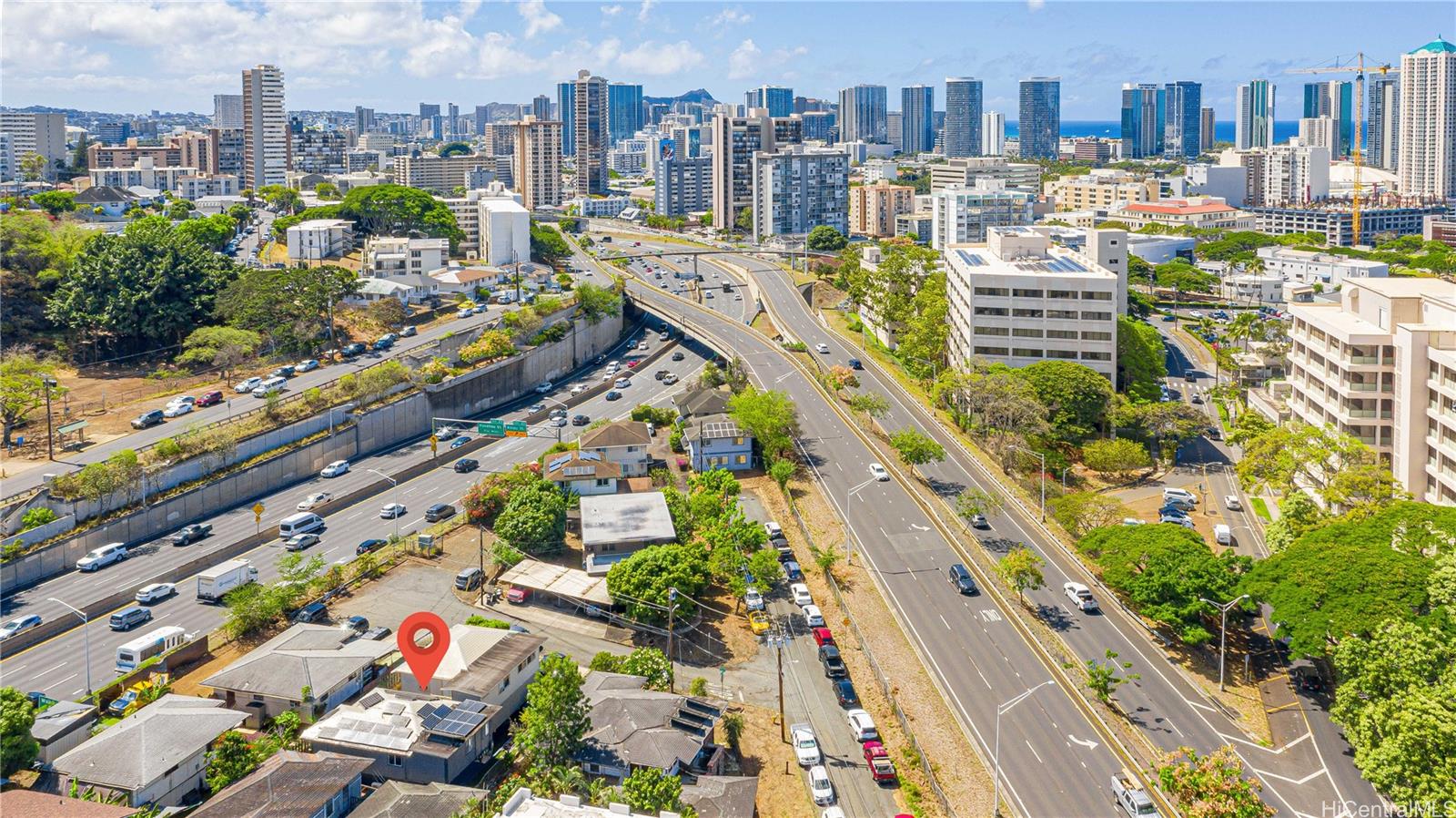 1508 Frear Street, Unit B Honolulu, HI 96813 - Photo 14 of 15 a city view with tall buildings
