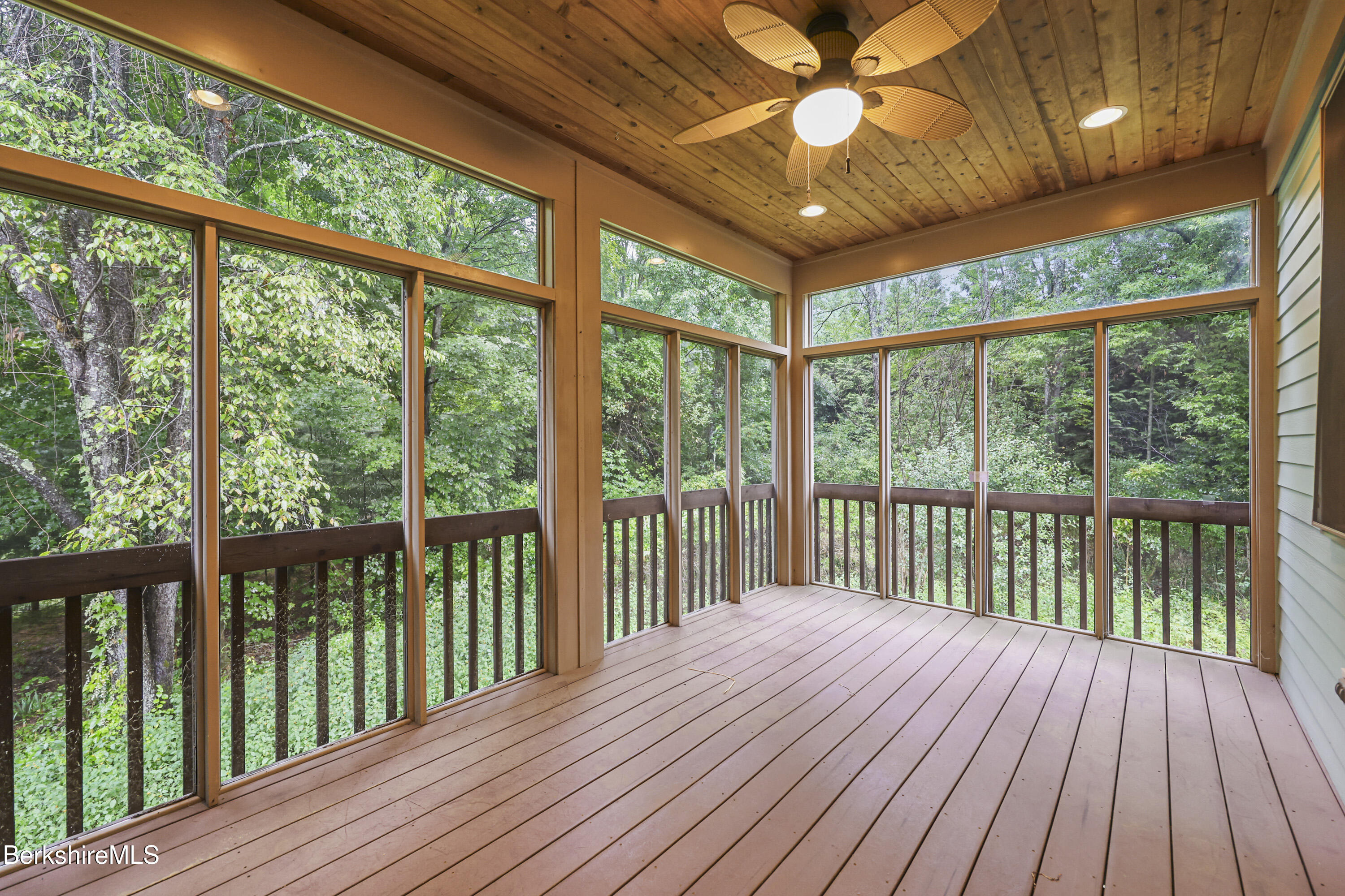 2 Amy Court Pittsfield, MA 01201 - Photo 19 of 50 a view of balcony with wooden floor